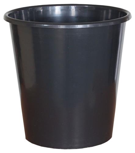Abel Design Emmer, vierkant, kunststof, 6 l, zwart, Made in Italy